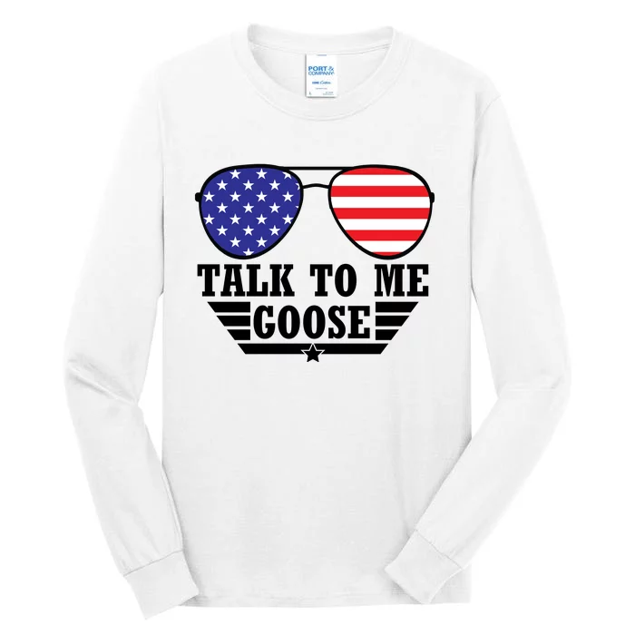 Talk To Me Goose Tall Long Sleeve T-Shirt