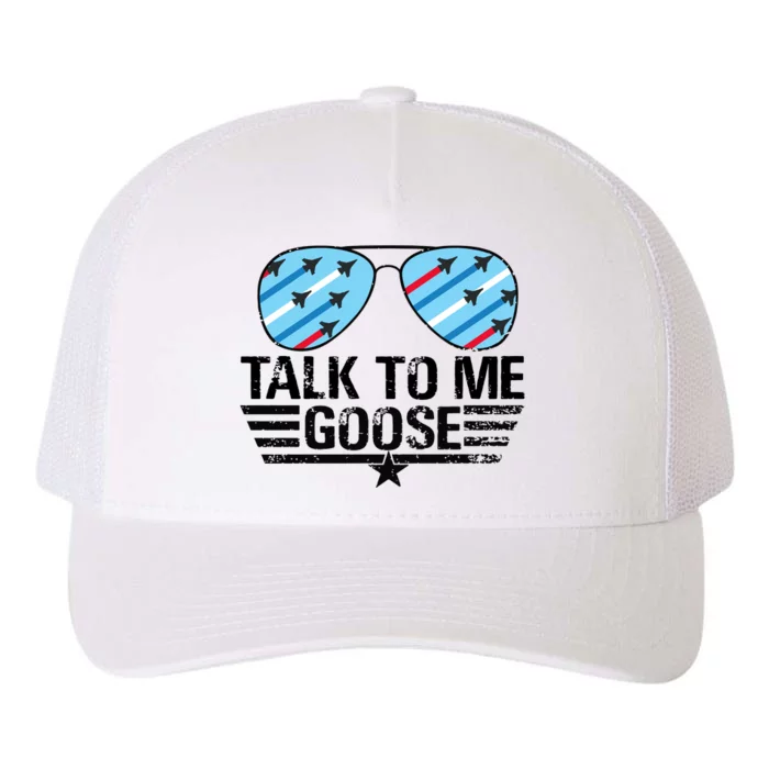 Talk To Me Goose Yupoong Adult 5-Panel Trucker Hat