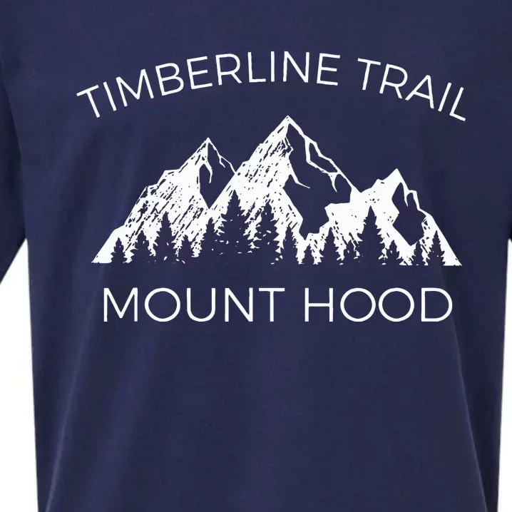 Timberline Trail Mount Hood Oregon Timberline Trail Sueded Cloud Jersey T-Shirt