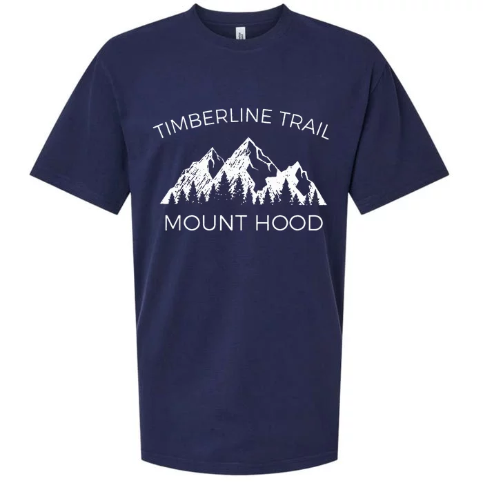 Timberline Trail Mount Hood Oregon Timberline Trail Sueded Cloud Jersey T-Shirt