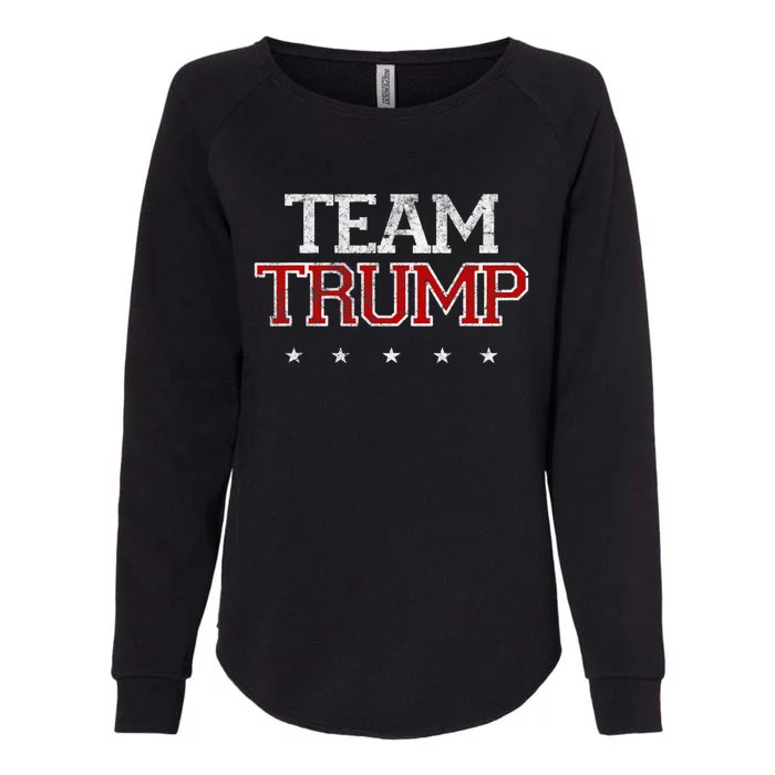 Team Trump MAGA Trump Support Republican Gift Tee Womens California Wash Sweatshirt