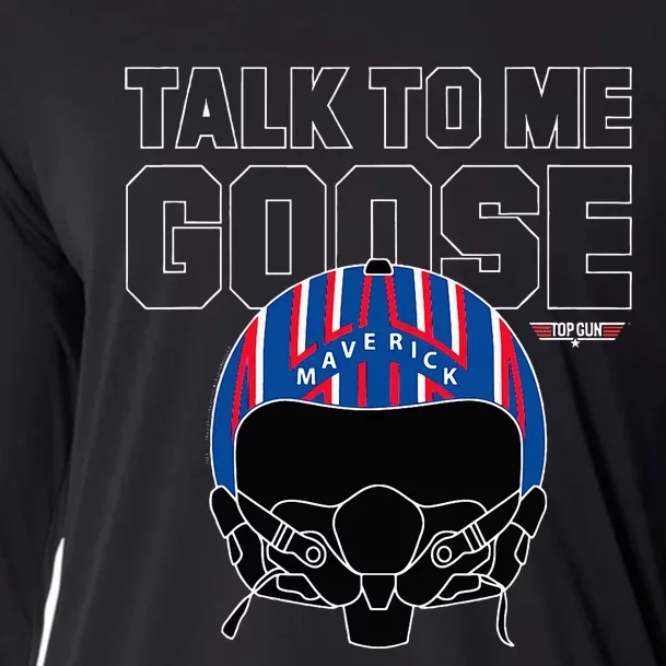 Talk To Me Goose Maverick Helmet Cooling Performance Long Sleeve Crew