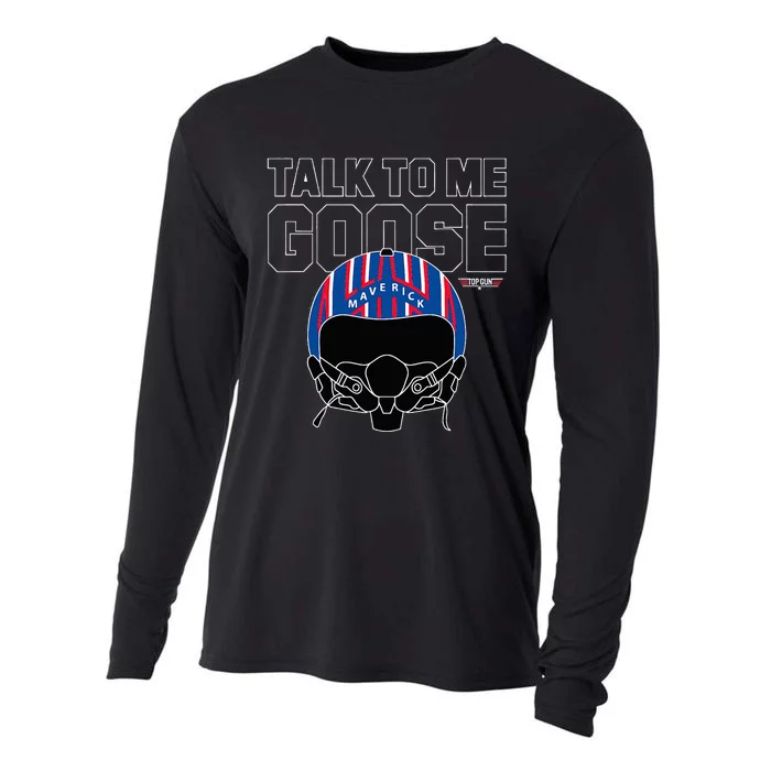 Talk To Me Goose Maverick Helmet Cooling Performance Long Sleeve Crew