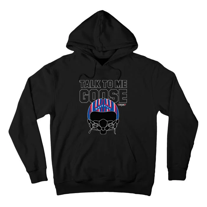 Talk To Me Goose Maverick Helmet Tall Hoodie