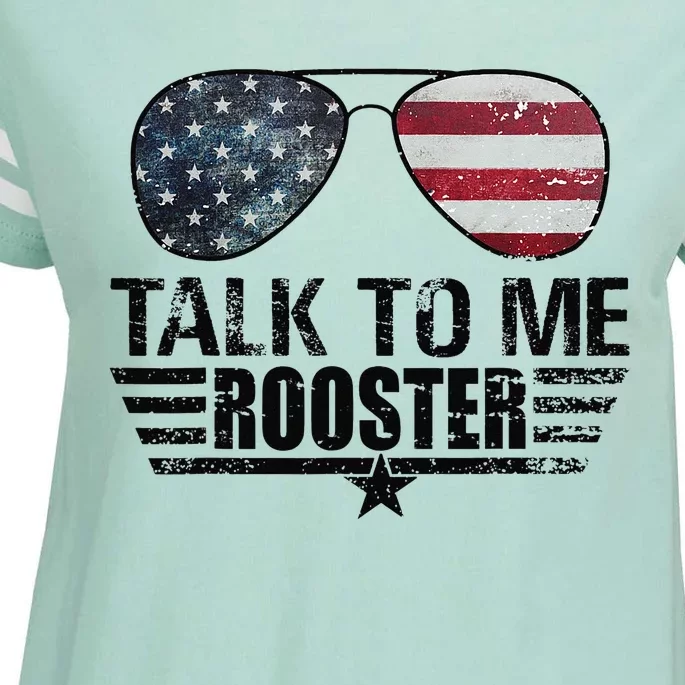 Talk To Me Rooster Enza Ladies Jersey Football T-Shirt