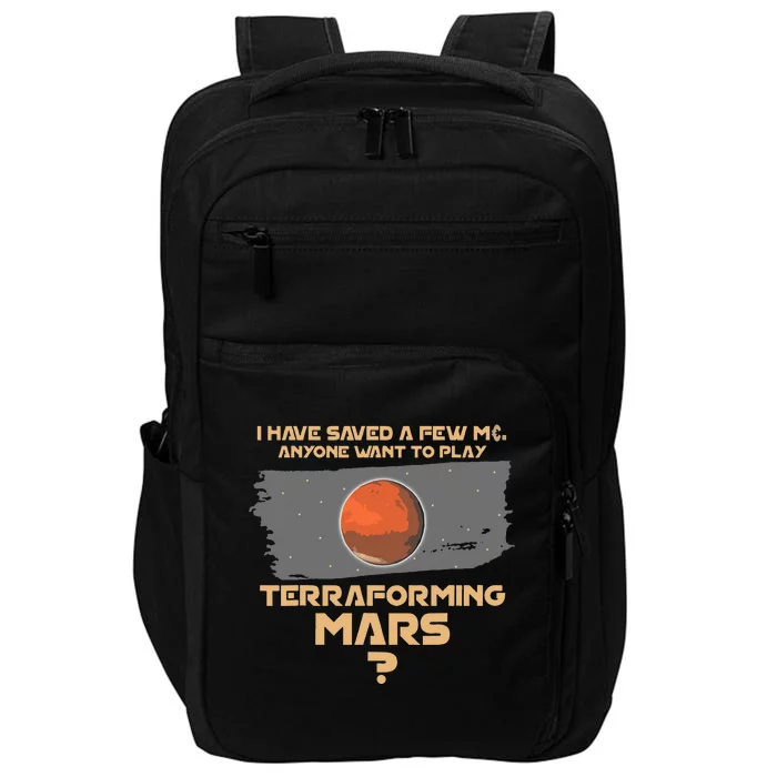 Terraforming The Mars Board Game Board Games Board Gamer Impact Tech Backpack