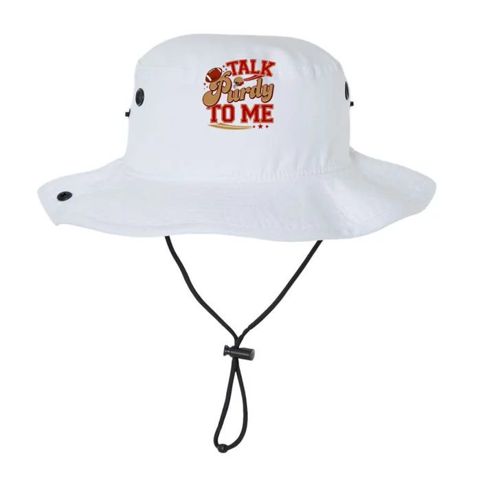 Talk Purdy To Me Football Purty Sports Fan Legacy Cool Fit Booney Bucket Hat