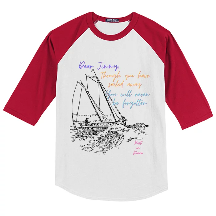 Tribute To My Favorite Son Of A Salior Dear Jimmy B Kids Colorblock Raglan Jersey