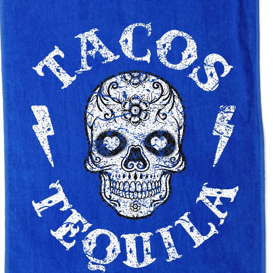 Tacos & Tequila Mexican Food Drinking Tee Women Platinum Collection Golf Towel