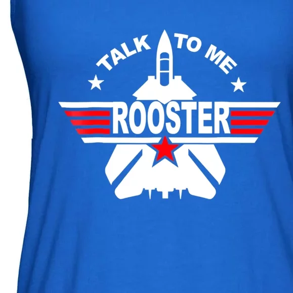 Talk To Me Rooster Funny 80s Talk To Me Rooster Ladies Essential Flowy Tank