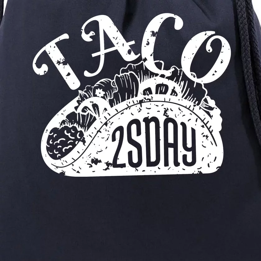 Taco Tuesday Mexican Drawstring Bag