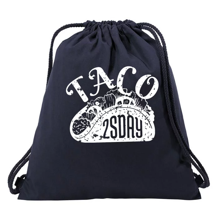 Taco Tuesday Mexican Drawstring Bag