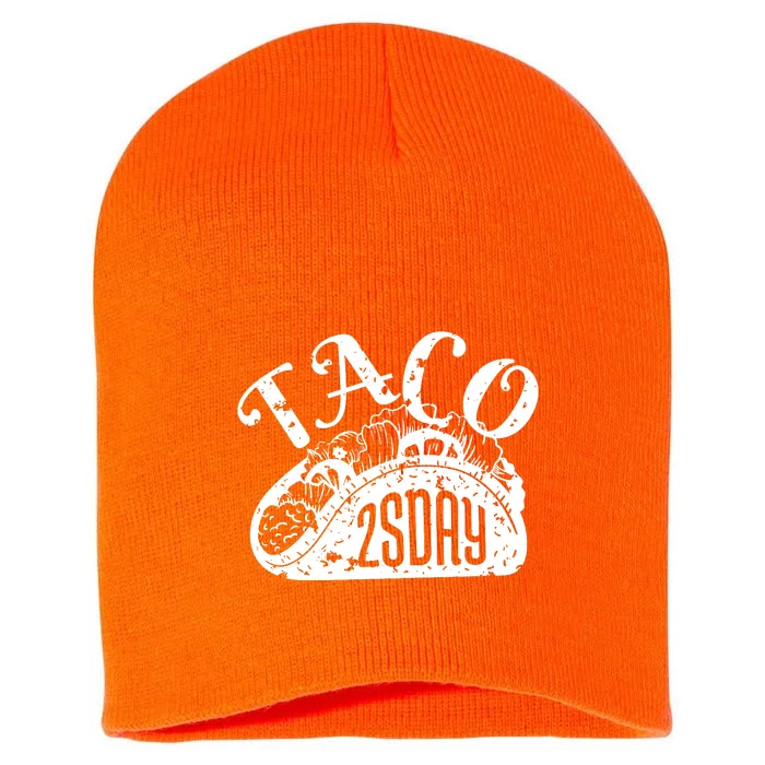 Taco Tuesday Mexican Short Acrylic Beanie