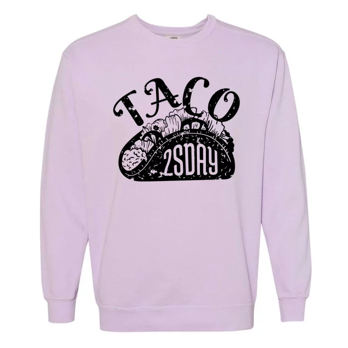 Taco Tuesday Mexican Garment-Dyed Sweatshirt