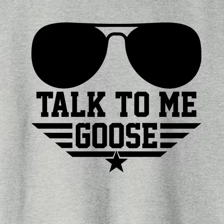 Talk To Me Goose Women's Crop Top Tee