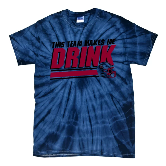 This Team Makes Me Drink South Carolina Football Tie-Dye T-Shirt