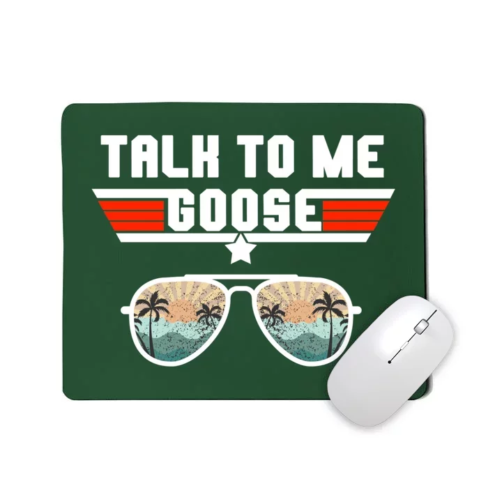 Talk To Me Goose Jet Fighter Sunglasses Mousepad