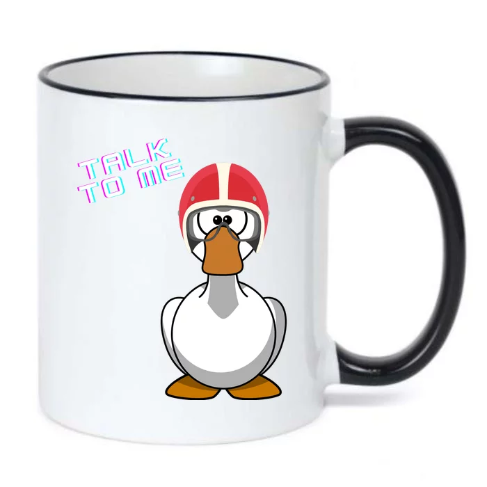 Talk To Me Goose Black Color Changing Mug