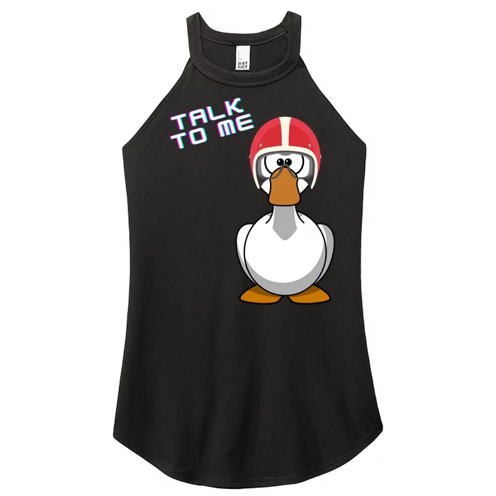 Talk To Me Goose Women’s Perfect Tri Rocker Tank