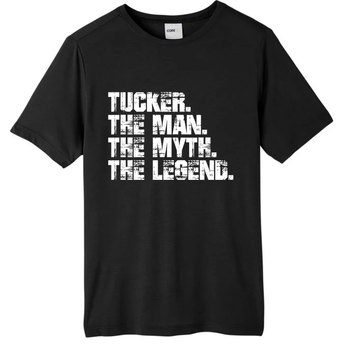 Tucker The Man The Myth The Legend Tucker Carlson ChromaSoft Performance T-Shirt