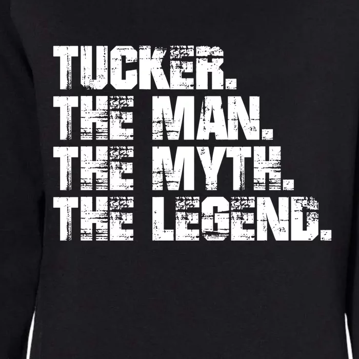 Tucker The Man The Myth The Legend Tucker Carlson Womens California Wash Sweatshirt