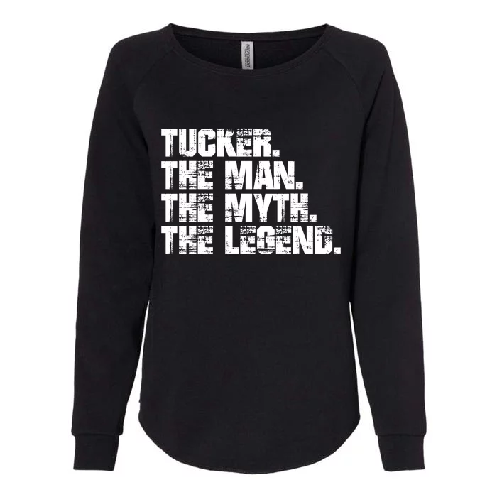 Tucker The Man The Myth The Legend Tucker Carlson Womens California Wash Sweatshirt