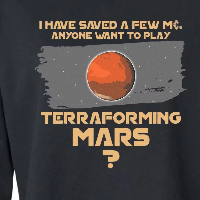 Terraforming the mars Board game Board games board gamer Cropped Pullover Crew