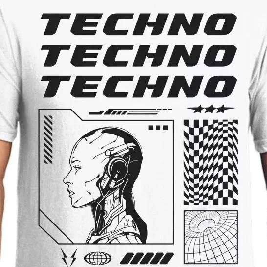 Techno  Techno Music Pajama Set