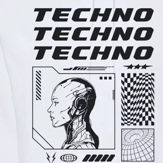 Techno  Techno Music Premium Hoodie