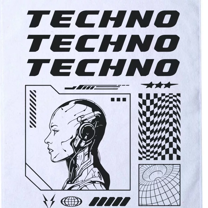 Techno  Techno Music Platinum Collection Golf Towel