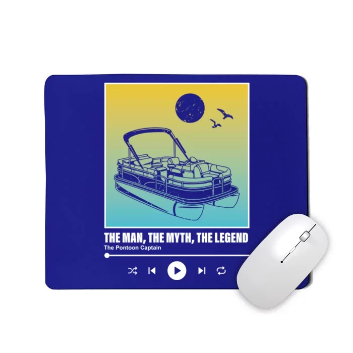 The The Myth The Legend Pontoon Captain Gift Mousepad