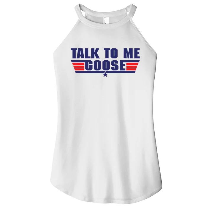 Talk To Me Goose Women’s Perfect Tri Rocker Tank