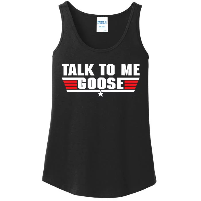 Talk To Me Goose Ladies Essential Tank