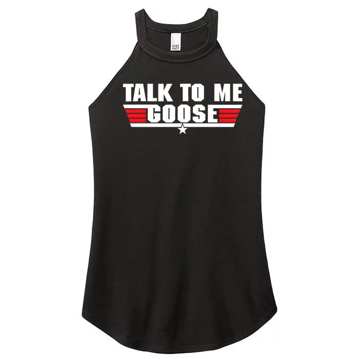 Talk To Me Goose Women’s Perfect Tri Rocker Tank