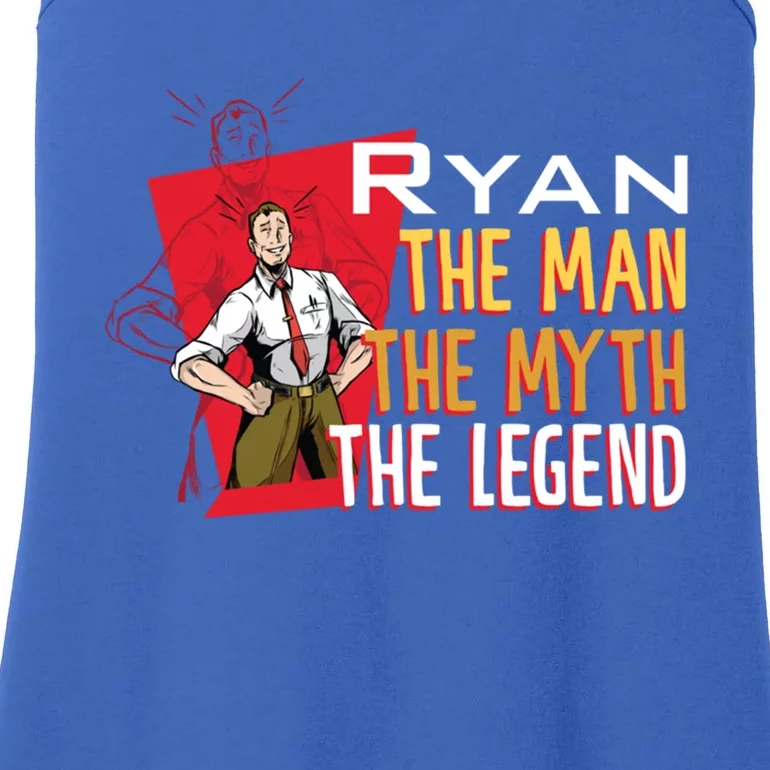 The The Myth The Legend Ryan Gift Ladies Essential Tank