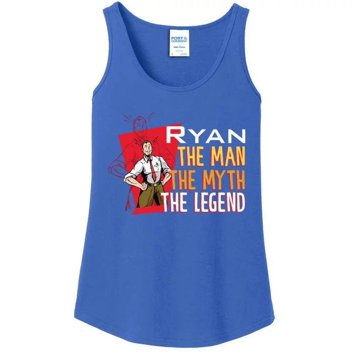 The The Myth The Legend Ryan Gift Ladies Essential Tank