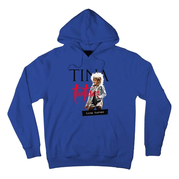 Tina Turner Multi Logo Photo Tall Hoodie