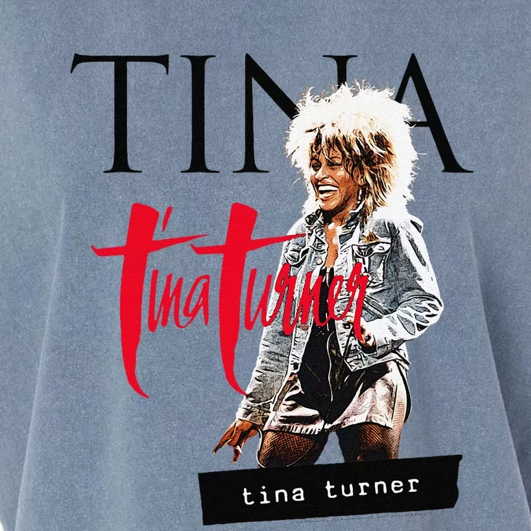 Tina Turner Multi Logo Photo Garment-Dyed Women's Muscle Tee