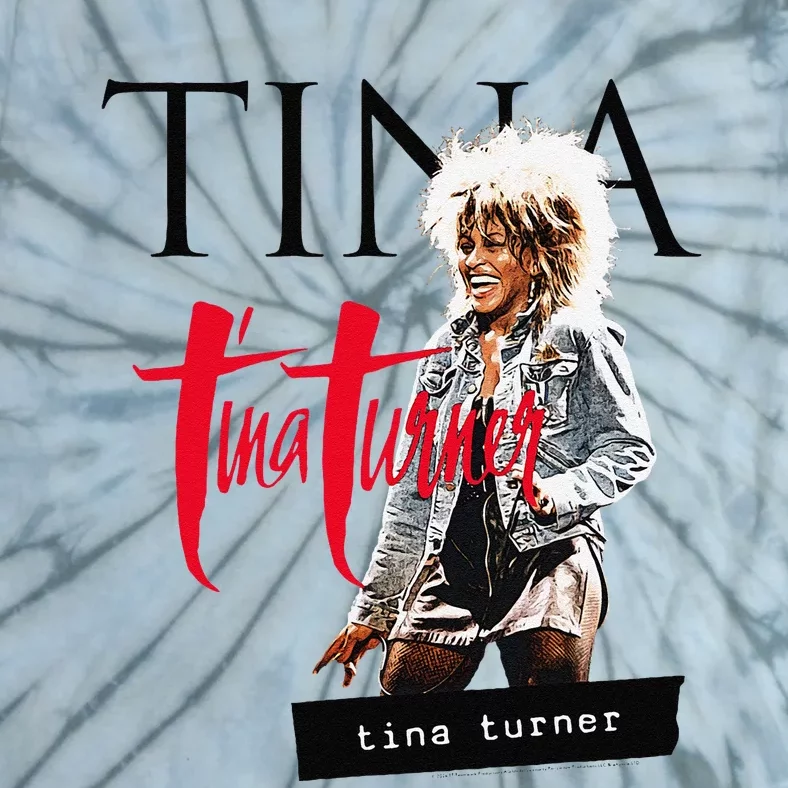 Tina Turner Multi Logo Photo Tie-Dye T-Shirt