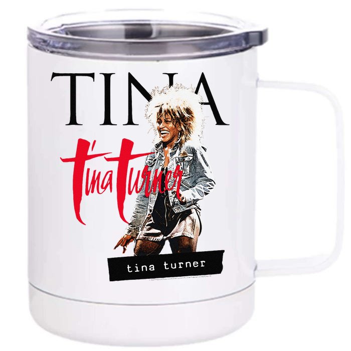 Tina Turner Multi Logo Photo Front & Back 12oz Stainless Steel Tumbler Cup