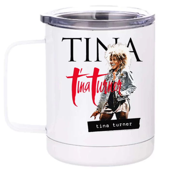 Tina Turner Multi Logo Photo Front & Back 12oz Stainless Steel Tumbler Cup