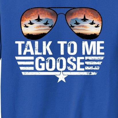 Talk To Me Goose Jet Fighter Sunglasses Sweatshirt