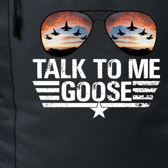 Talk To Me Goose Jet Fighter Sunglasses Daily Commute Backpack