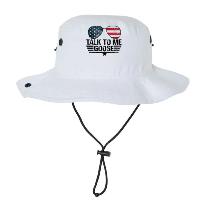 Talk To Me Goose USA Flag Sunglasses Legacy Cool Fit Booney Bucket Hat