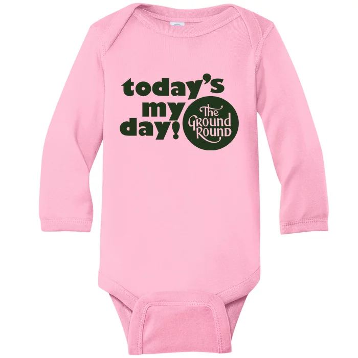 Thevic TodayS My Day The Ground Round Baby Long Sleeve Bodysuit