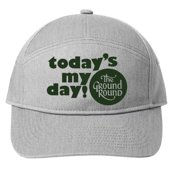 Thevic TodayS My Day The Ground Round 7-Panel Snapback Hat