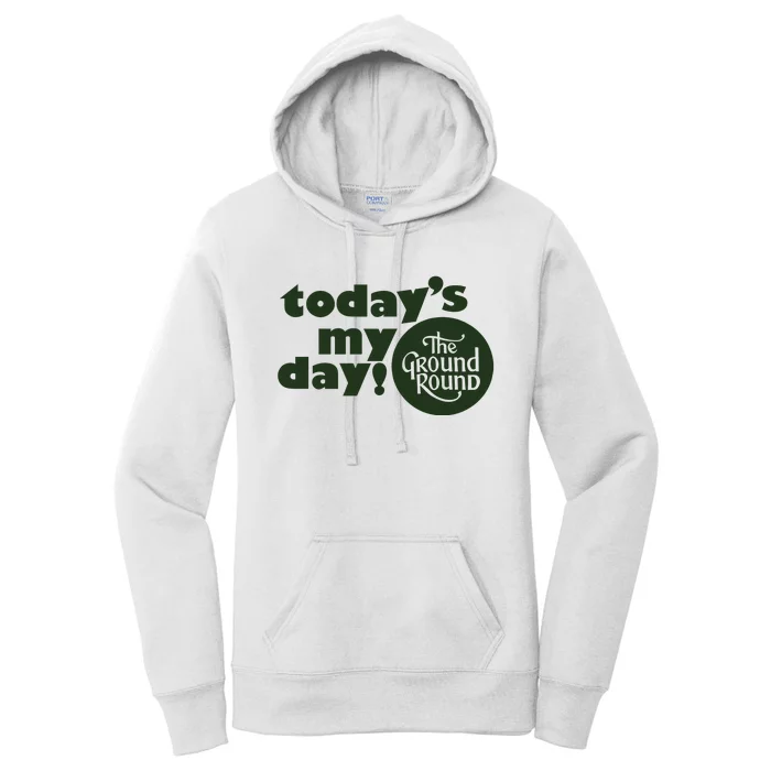 Thevic TodayS My Day The Ground Round Women's Pullover Hoodie