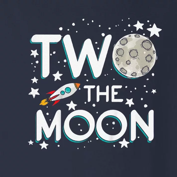 Two The Moon 2nd Birthday Gift For 2 Year Old Toddler Long Sleeve Shirt