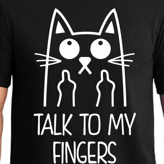 Talk To My Fingers Pajama Set