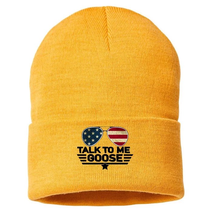 Talk To Me Goose Sustainable Knit Beanie